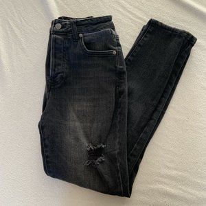 Faded Black Forever 21 Ripped Jeans